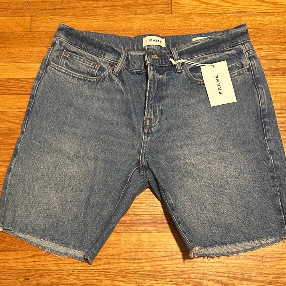 Men’s Frame denim cut off shorts
